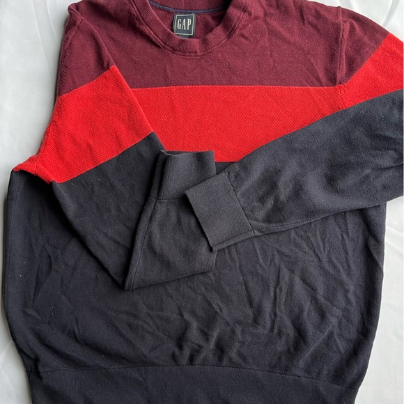 Gap Colour Block Crewneck Sweater, Size XL - Picture 1 of 7